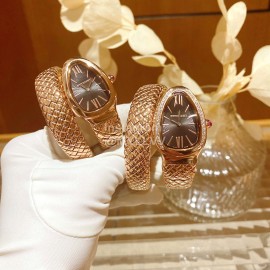 Bvlgari Serpentin Spig Series Fashion Gold Strap Diamond Watch