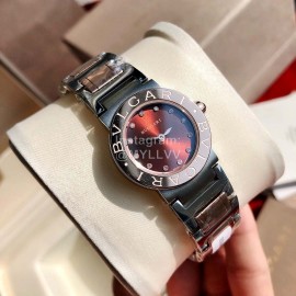 Bvlgari New Steel Strap Diamond Watch