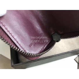 Bottega Veneta New Knitting Cowhide Key Bag Purplish Red 120745 