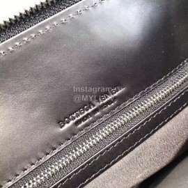Bottega Veneta New Woven Leather Hand Bag For Men Black