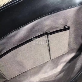 Bottega Veneta New Woven Leather Hand Bag For Men Black