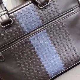 Bottega Veneta New Woven Leather Hand-Held Briefcase For Men 