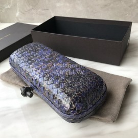 Bottega Veneta Fashionable Cowhide Knitting Party Bag Blue