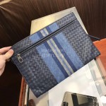 Bottega Veneta Fashion Woven Leather Handbag For Men Blue