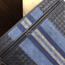 Bottega Veneta Fashion Woven Leather Handbag For Men Blue