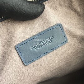 Bottega Veneta New Classic Woven Hand Bag Dark Blue
