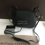 Bottega Veneta Lambskin Woven Messenger Bag For Women