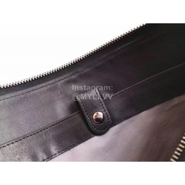 Bottega Veneta Simple Cowhide Woven Zipper Handbag For Men 406021