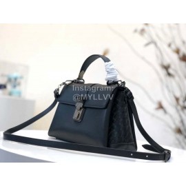 Bottega Veneta Fashion Napa Leather Woven Handbag Messenger Bag Black