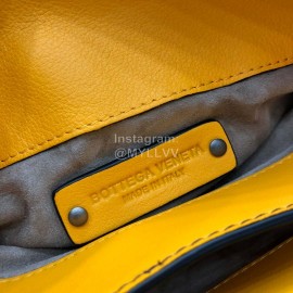 Bottega Veneta Fashion Napa Leather Woven Handbag Messenger Bag Yellow