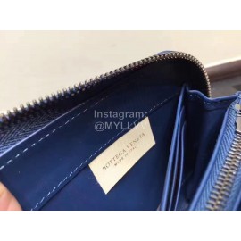 Bottega Veneta Fashion Woven Leather Long Zipper Purse 114076