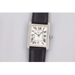 Cartier Tw Factory Square Dial Mechanical Watch For Men Black