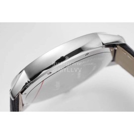 Cartier Waterproof Roman Digital Time Scale Leather Strap Watch For Men