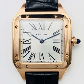 Cartier Santos-Dumont Square Dial Watch Gold For Men And Women Wssa0022