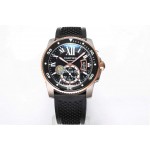Calibre De Cartier Luminous Calendar Waterproof Mechanical Watch