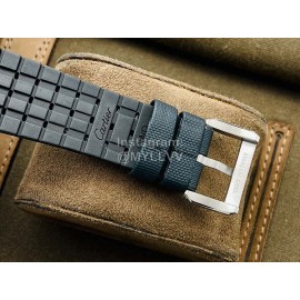 Calibre De Cartier Eg Factory Luminous Calendar Nylon Strap Watch Black