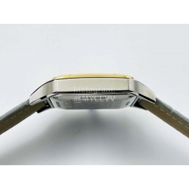 Cartier Uu Factory Santos-Dumont 904l Fine Steel Case Watch Gray