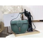 Celine Exquisite Satin Calfskin Messenger Bag For Women Green 188013