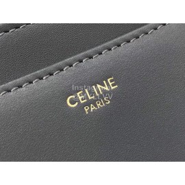 Celine Exquisite Satin Calfskin Messenger Bag For Women Gray 188013