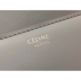 Celine Fashion Mini Calf Retro Shoulder Bag White 188423