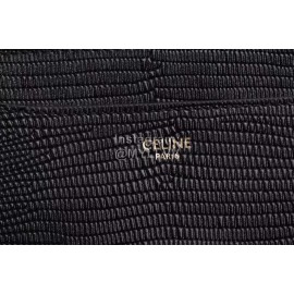 Celine Lizard Leather Handbag Commuter Bag 187374