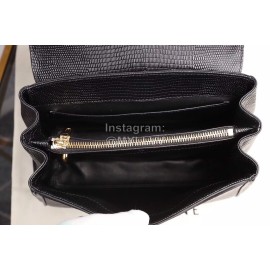 Celine Lizard Leather Handbag Commuter Bag 187374