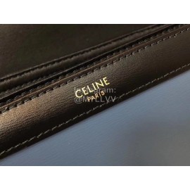 Celine Exquisite Blue Black Leather Crossbody Bag 188423