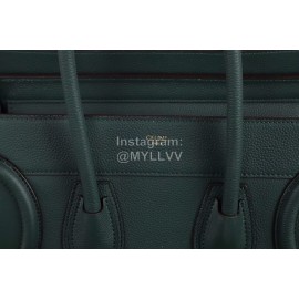 Celine Large Fashion Calfskin Smile Face Bag Handbag Black 167793