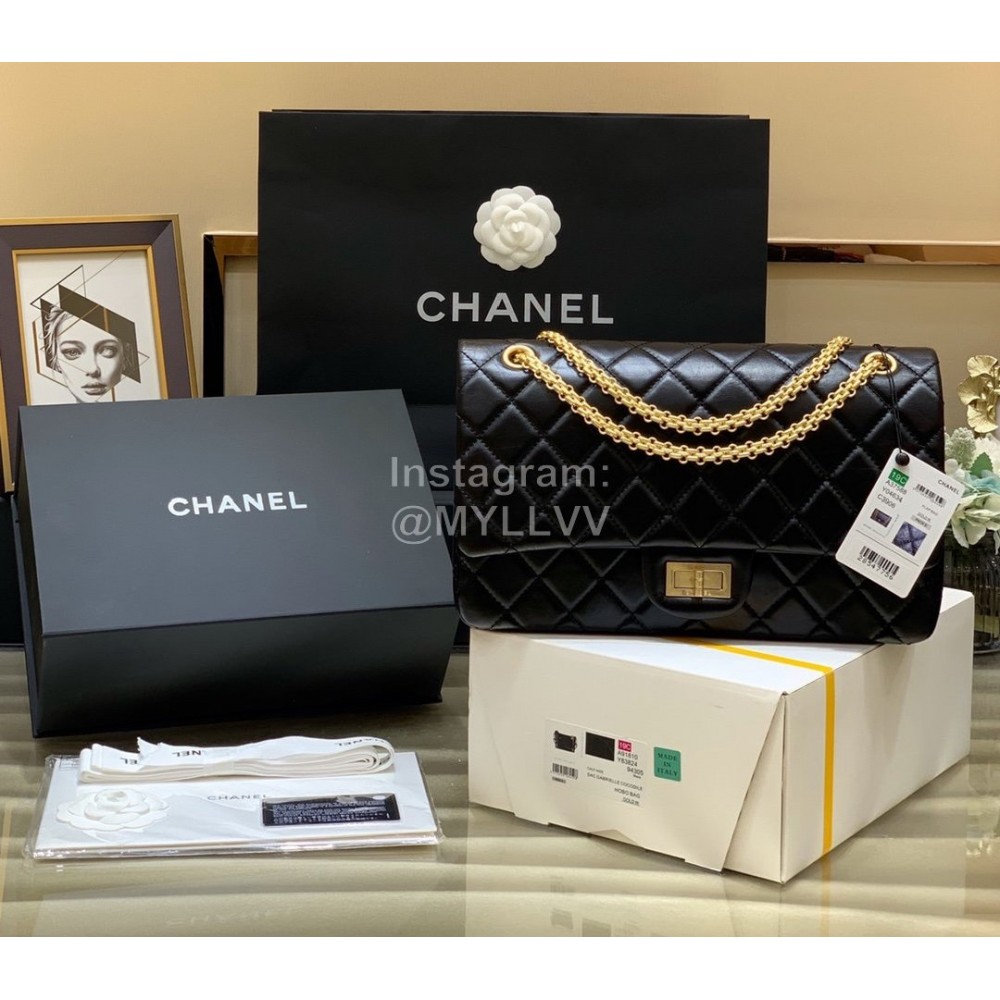 Chanel 2.55 Reissue Antique Gold Chain Bag Large