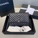 Chanel Woc Lucky Bag Cute Small Bag With Card Slot Ball Grain Leather Black 33814v