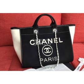 Chanel Autumn Winter New Large Shopping Bag Black
