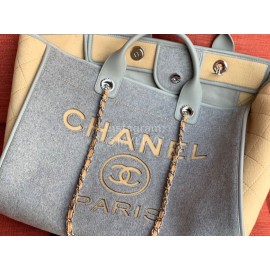 Chanel Autumn Winter New Large Shopping Bag Gray