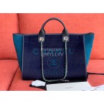 Chanel Autumn Winter New Large Shopping Bag Blue