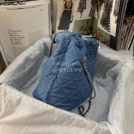 Chanel Autumn Denim Bucket Chain Bag As2357