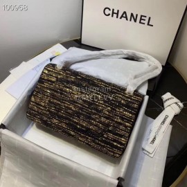 Chanel Woolen Chain Shoulder Flap Bag For Women