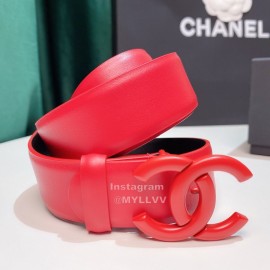 Chanel Fashion Calf Leather 28mm Pharrell Belts Red