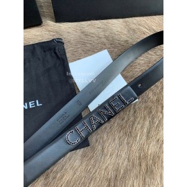 Chanel Letter Calf Leather 20mm Belts For Women 