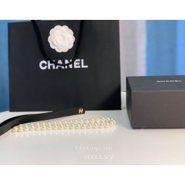 Chanel Elegant Pearl Sheepskin Belts For Women