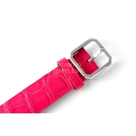 Chanel Boyfriend Serie Diamond Square Dial Watch Rose Red