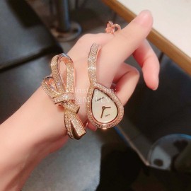 Chanel New Ruban Premium Jewelry Collection Bow Bracelet Watch