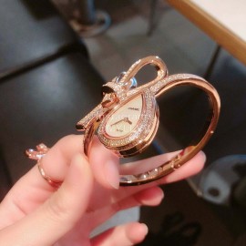 Chanel New Ruban Premium Jewelry Collection Bow Bracelet Watch