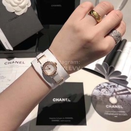 Chanel J12 Classic Series Diamond Dial Watch For Women White