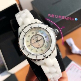Chanel J12 Fashion Diamond Time Scale Waterproof 200m Watch