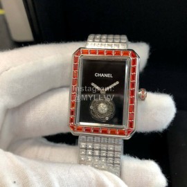 Chanel Premiere Series Black Square Dial Watch