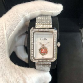 Chanel Premiere Series Square White Dial Watch