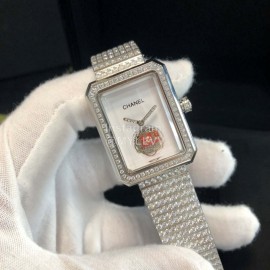 Chanel Premiere Series Square White Dial Watch