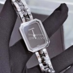 Chanel Fashion Premiere Series Square Dial Watch Black