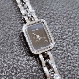 Chanel Fashion Premiere Series Square Dial Watch Black
