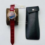 Chopard Yf Factory Letter Diamond Dial Watch For Women Red
