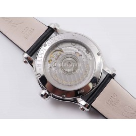 Chopard Black Silk Strap Roman Numeral Dial Watch